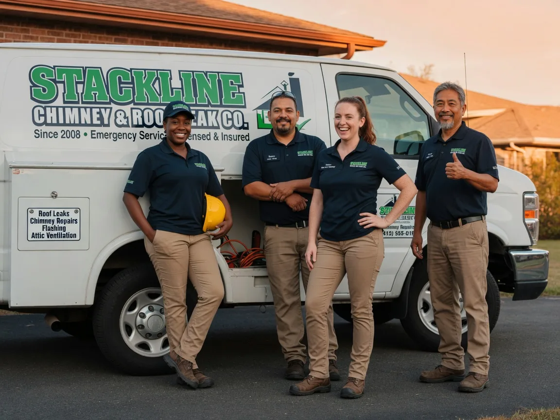 Chimney flashing repair company in Burnettsville, IN
